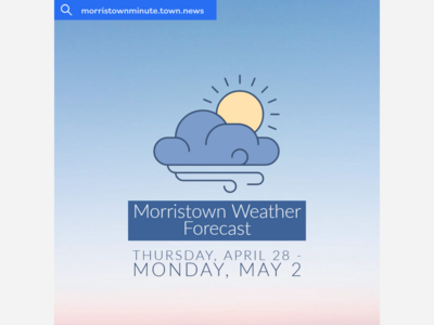 Morristown Weather Forecast for Thursday, April 28 - Monday, May 2