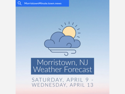 Your Morristown Weather Forecast for Saturday, April 9 - Wednesday, April 13