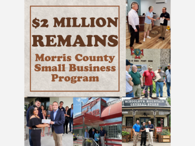 $2 Million Remains In Morris County Small Business Grant Program