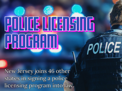 Police Licensing Bill Signed into Law in NJ