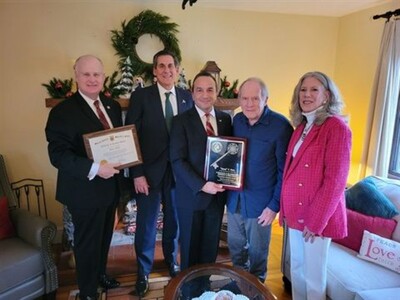 Former Freeholder & Denville Mayor Gene Feyl Honored for Service to Morris County