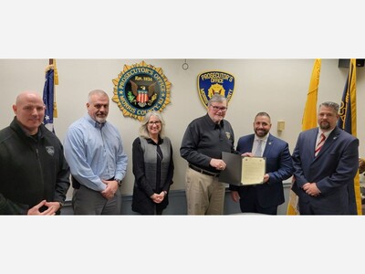 Detective Supervisor Receives Commendation for Arson Investigation