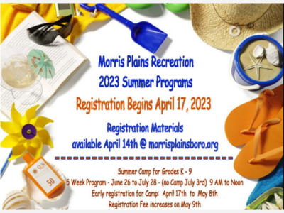 Morris Plains Recreation Summer Programs Open for 2023