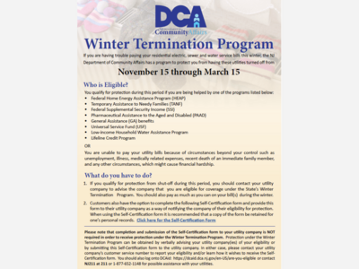 Winter Termination Program