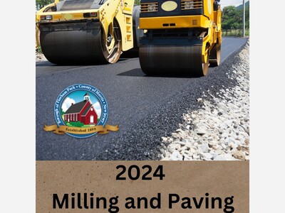 May 23rd - Milling and Paving Projects Begin