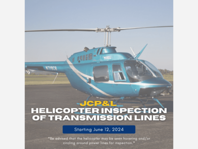 JCP&L Helicopter To Begin Routine Aerial Inspections Next Week