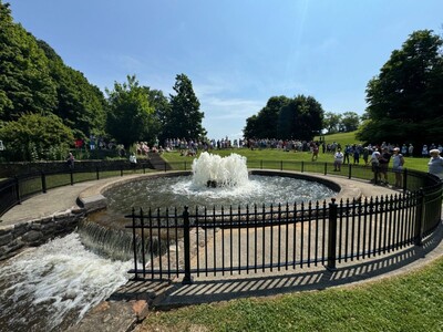 Historic Lake Hopatcong State Park Fountain Reopens 99 Years Later
