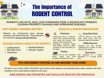 The Importance of Rodent Control