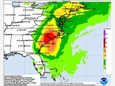 Tropical Storm Debby Update