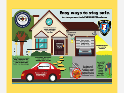 CRIME PREVENTION TIP.....OUTDOOR LIGHTING!💡💡🔦🔦