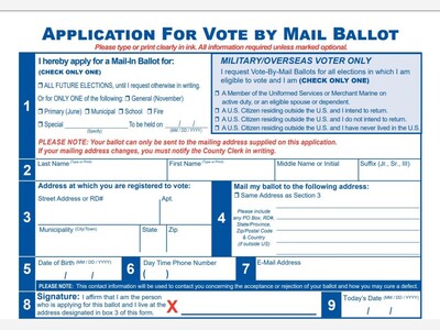 How to vote by mail