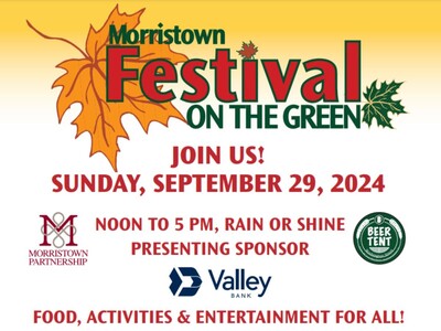 Morristown Festival on the Green Returns on September 29th: A Day of Music, Food, and Fun for All Ages