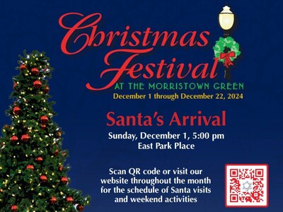 Christmas Festival at the Morristown Green Kicks Off December 1