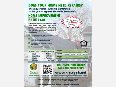 Montville Home Improvement Program Info!