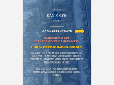 Important Community Update: I-80 Westbound Closure