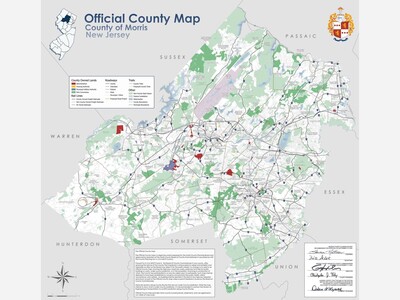 Morris County Updates Official County Map