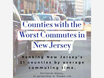 Counties With The Worst Commutes In New Jersey