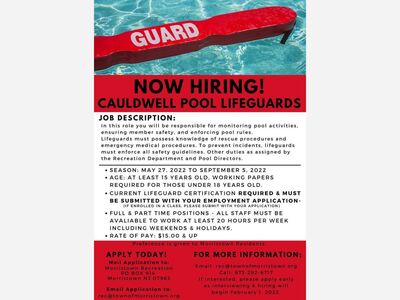 Lifeguard Wanted - 2 Open Jobs