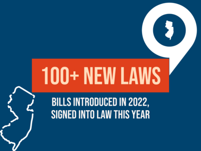 Over 100 New Laws Passed in NJ in 2022