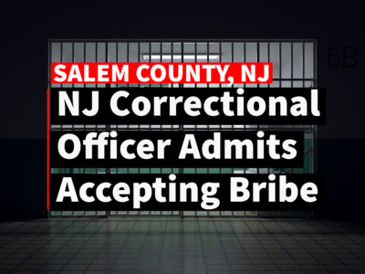 NJ Correctional Officer Admits Accepting Bribe