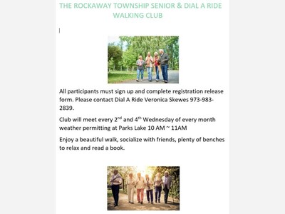 Join the Rockaway Twp Senior & Dial A Ride Walking Club