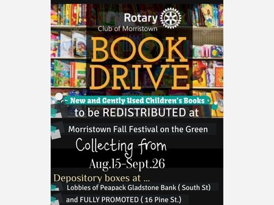 Morristown Rotary is Accepting Book Donations