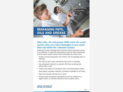 Don’t Let Fats, Oils and Grease Ruin the Feast!