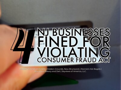 Four NJ Businesses Fined for Violating Consumer Fraud Act on Cash and Credit Card Acceptance