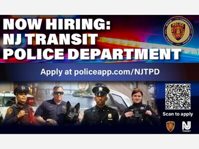 New Jersey Transit Police Department Opens Applications for New Officers