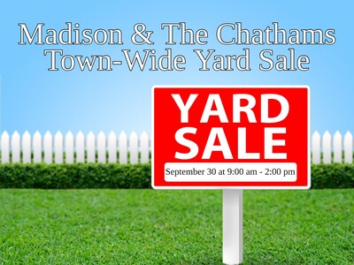Three-Town-Wide Yard Sale in Chatham Township, Chatham Borough, and Madison