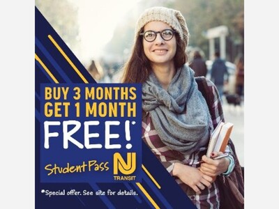NJ TRANSIT Student Discount Program Returns Spring 2024