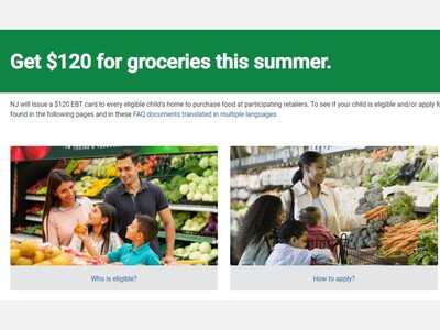 New Jersey Encourages Families to Apply for Summer EBT Program