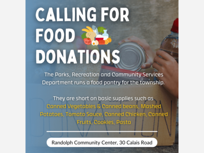 Help Donate to the Randolph Food Pantry