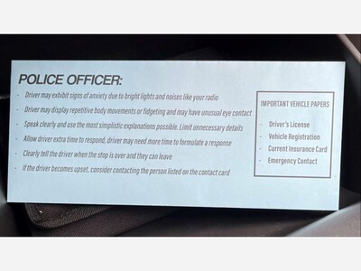 Helping Drivers with Autism Spectrum Disorder (ASD): The Blue Envelope Initiative