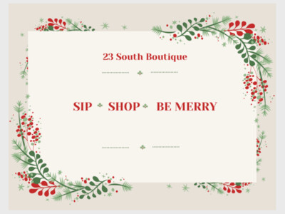 23 South Boutique Annual Holiday Open House