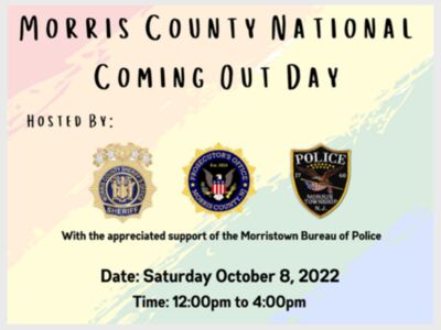 2nd Annual Morris County National Coming Out Day!