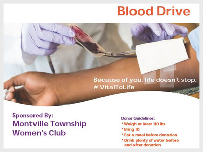 Montville Township Women's Club Annual Blood Drive