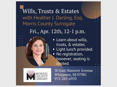 Morris County Surrogate: Wills, Trusts and Estates