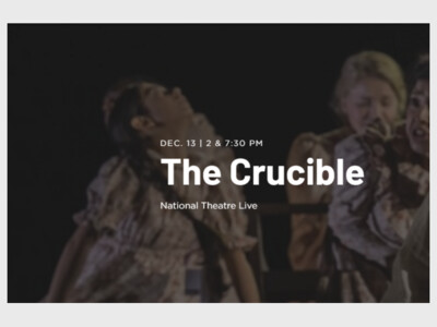National Theater Live Presents  The Crucible 
