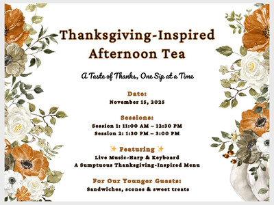 Thanksgiving Inspired Afternoon Tea