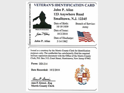 Morris County Veteran ID Outreach Program