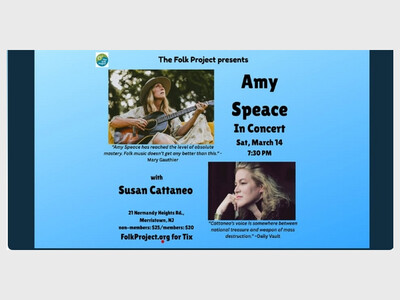 Troubadour Concerts -- Amy Speace with Susan Cattaneo