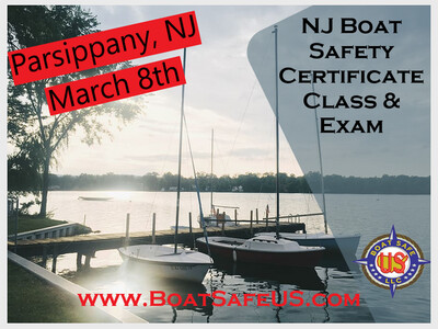  NJ Boat Safety Class and Exam (One Day)