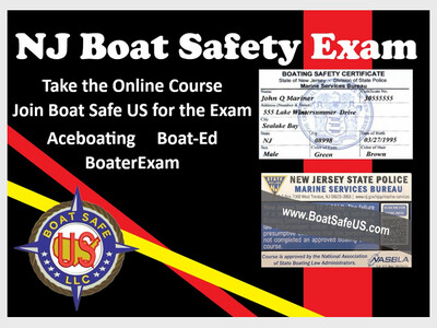 NJ Boat Safety Exam for the Online Course  