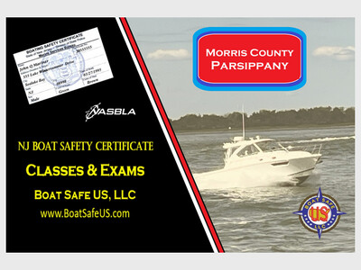 Boater Safety Class & Exam in Nearby Parsippany (One Day)